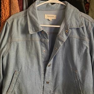 Blue corduroy jacket